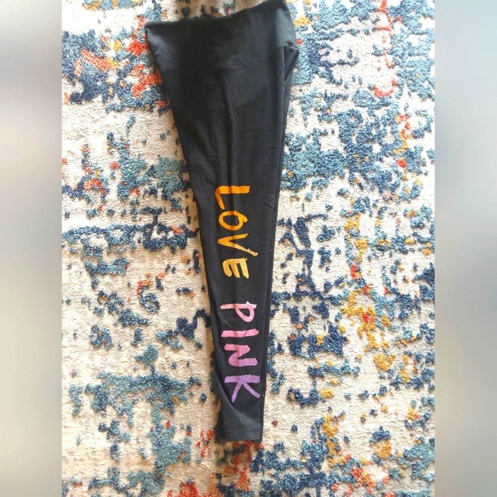 VS pink glitter leggings
